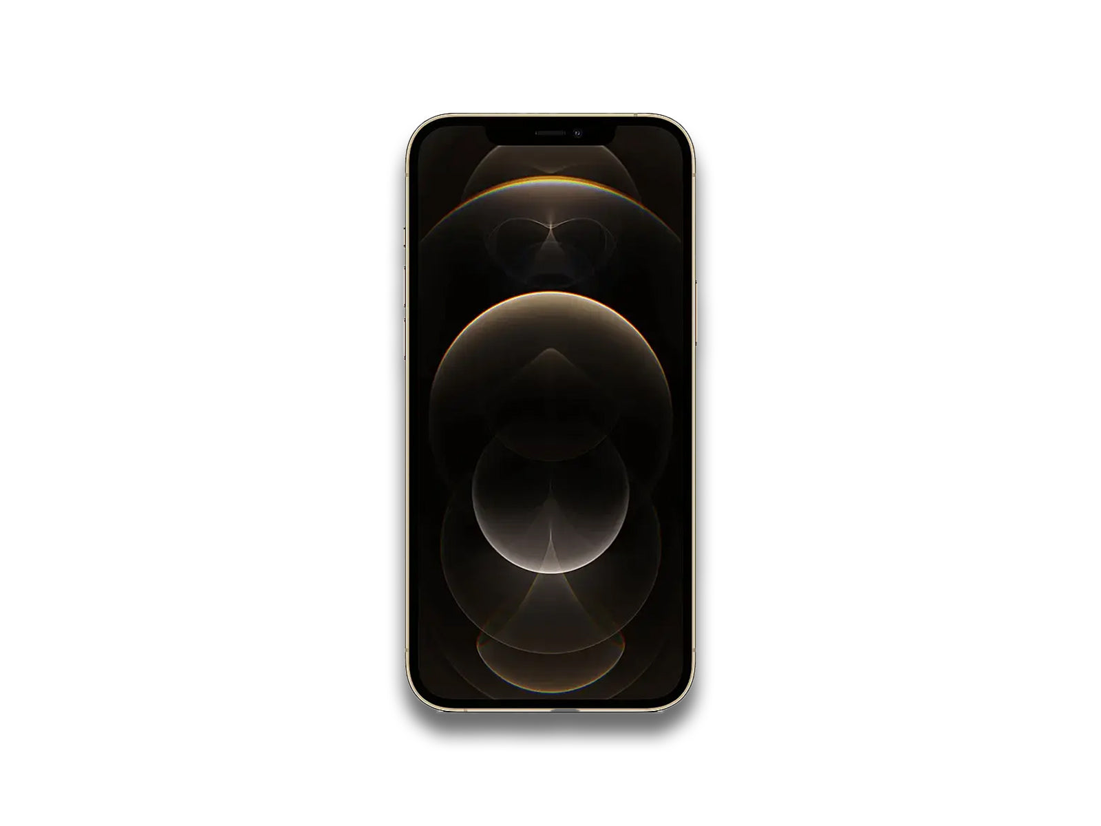 Apple iPhone 12 Pro Gold Screen View 
