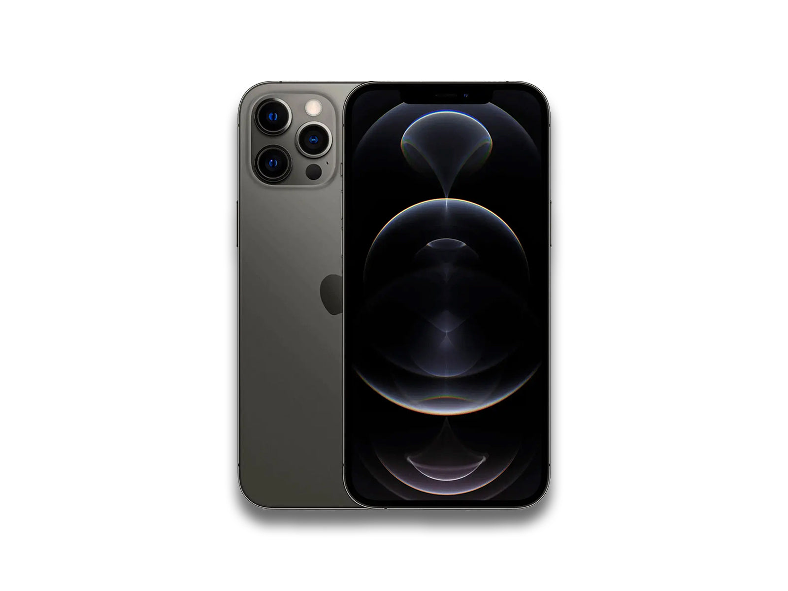 Apple iPhone 12 Pro Graphite Front Back View