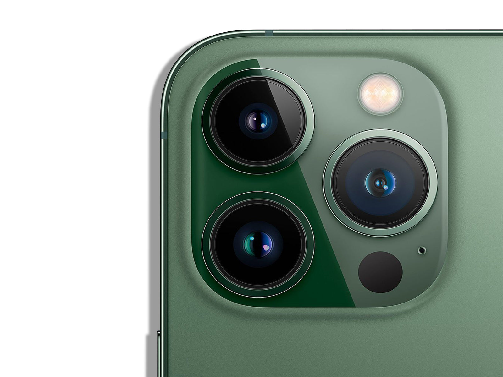 iPhone 13 Pro Alpine Green Camera with 3 Lenses