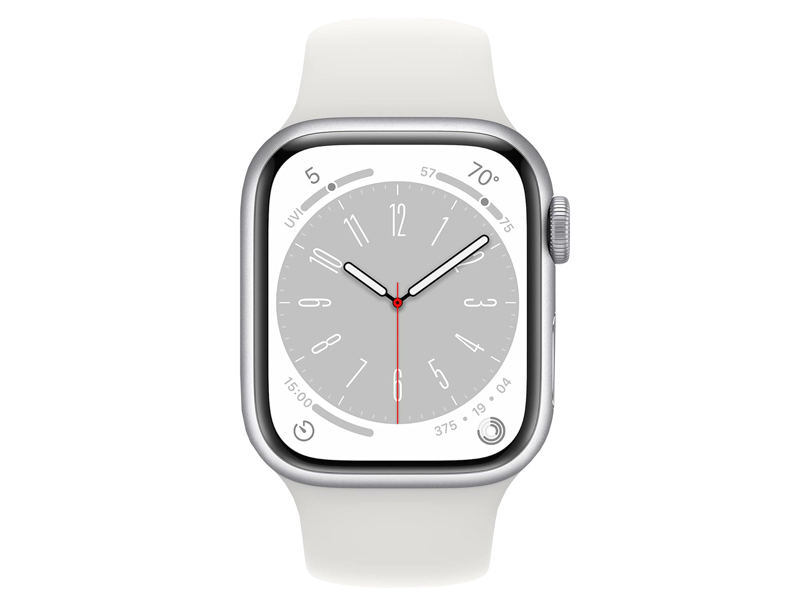 Apple Watch Series 8 in Silver Front