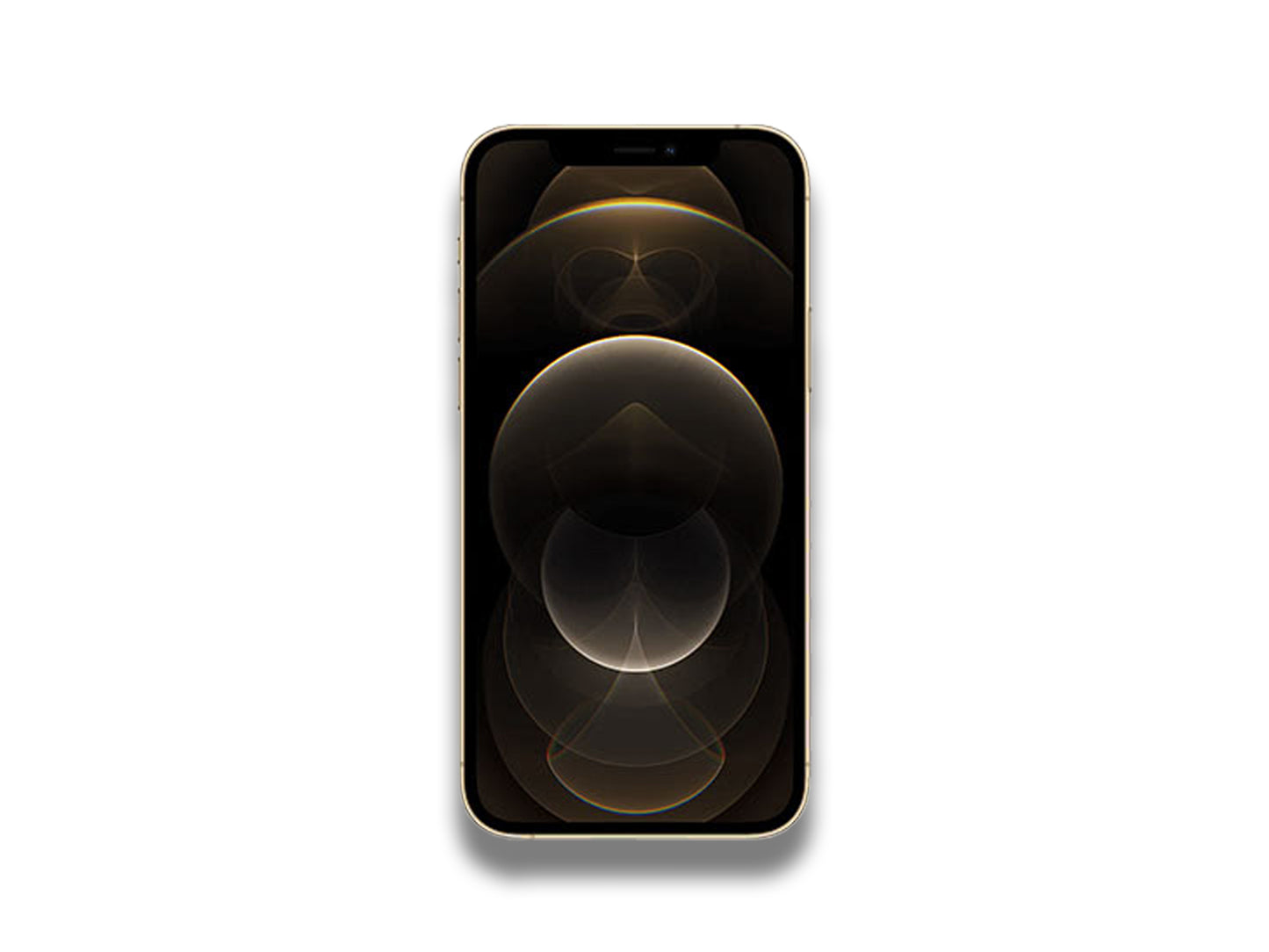 Apple iPhone 12 Pro Gold Front Screen View 