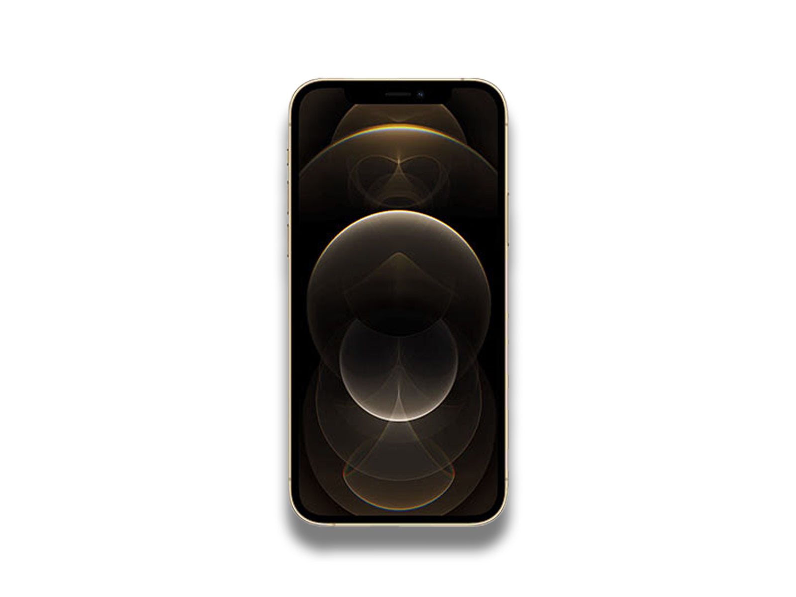 Apple iPhone 12 Pro Gold Front Screen View 