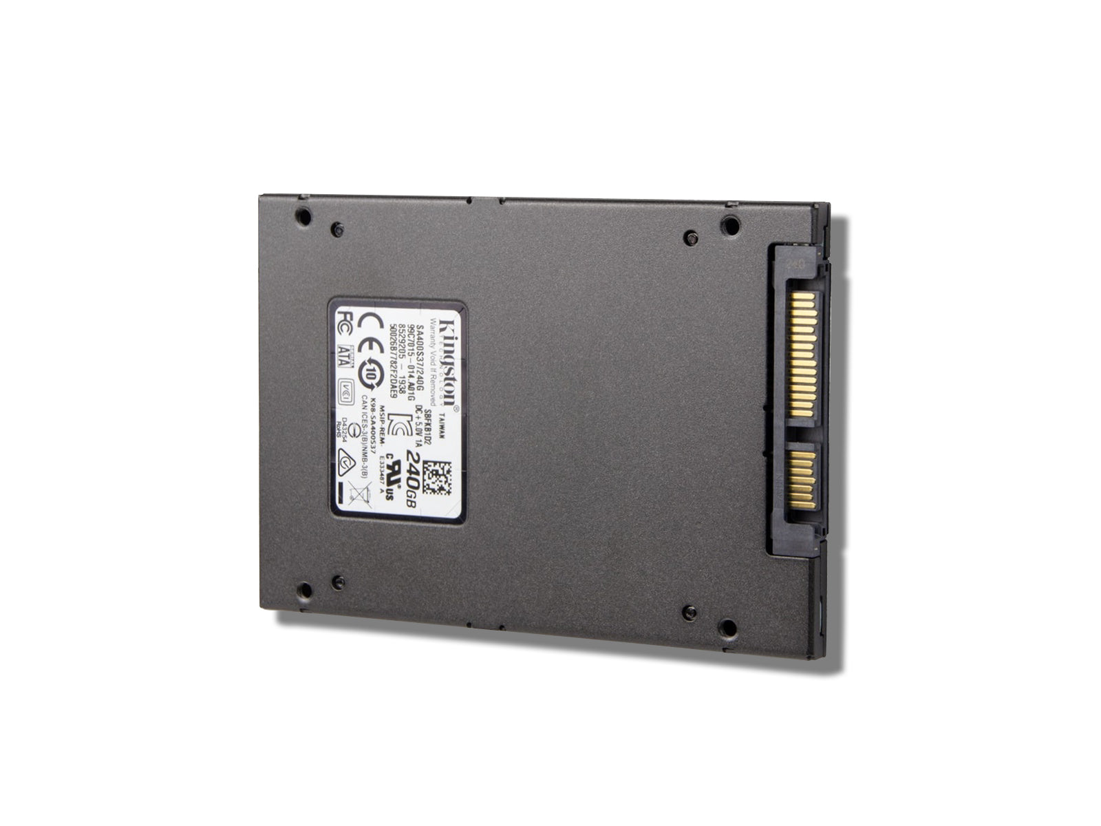 Kingston-A400 SSD Back View Angled