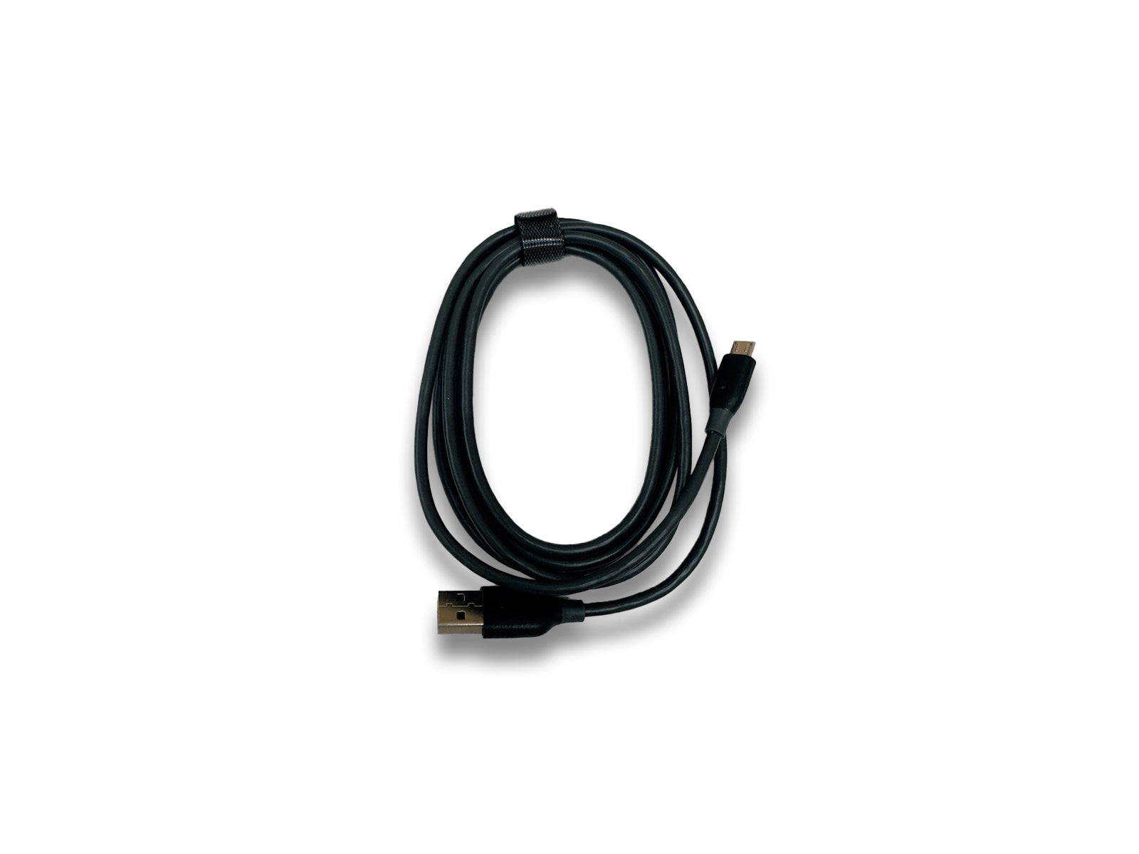 Image shows top view of cable on white background