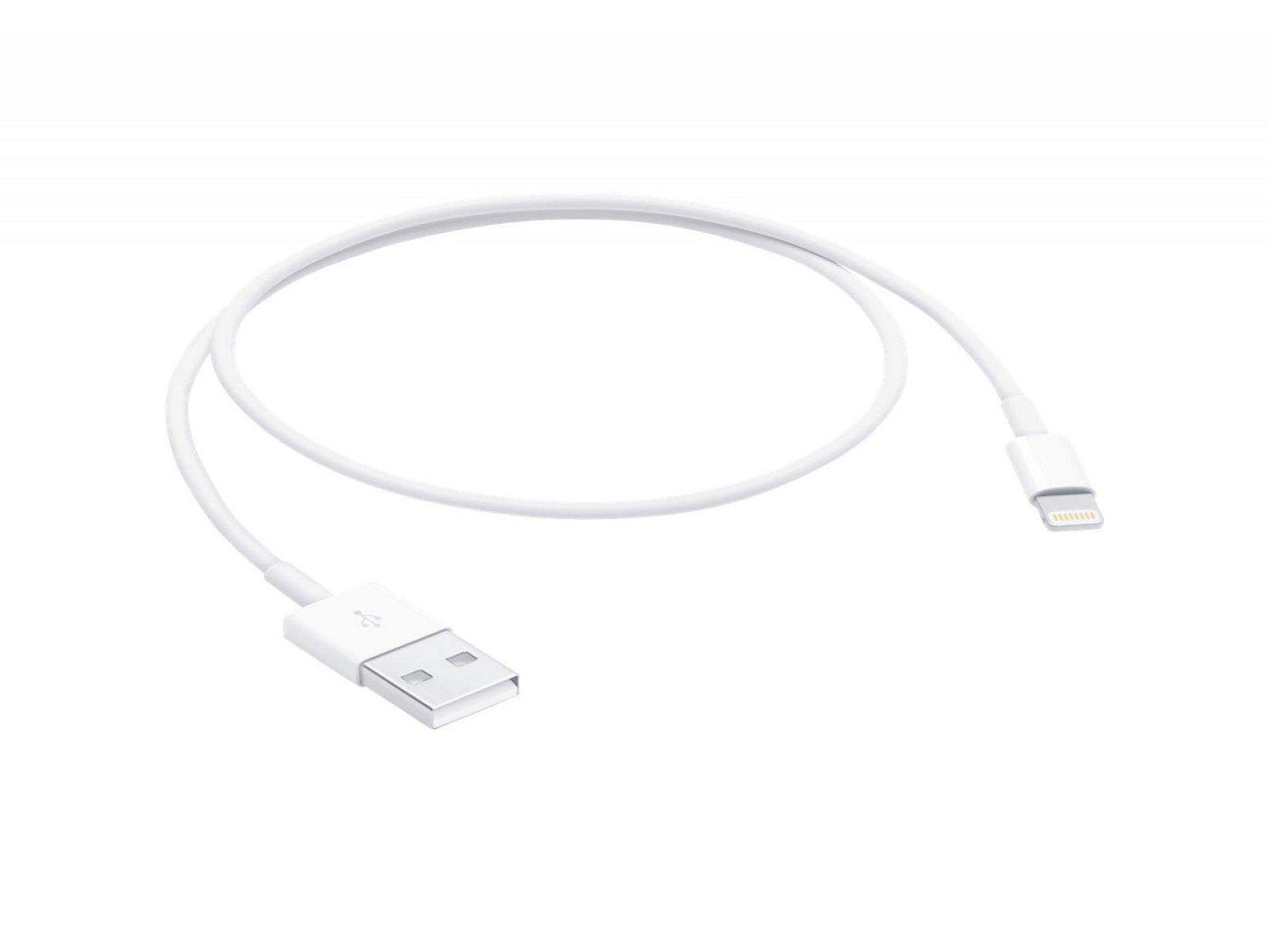 Apple - Apple Lightning to USB 2.0 Cable (MFI Certified) MD819ZM/A