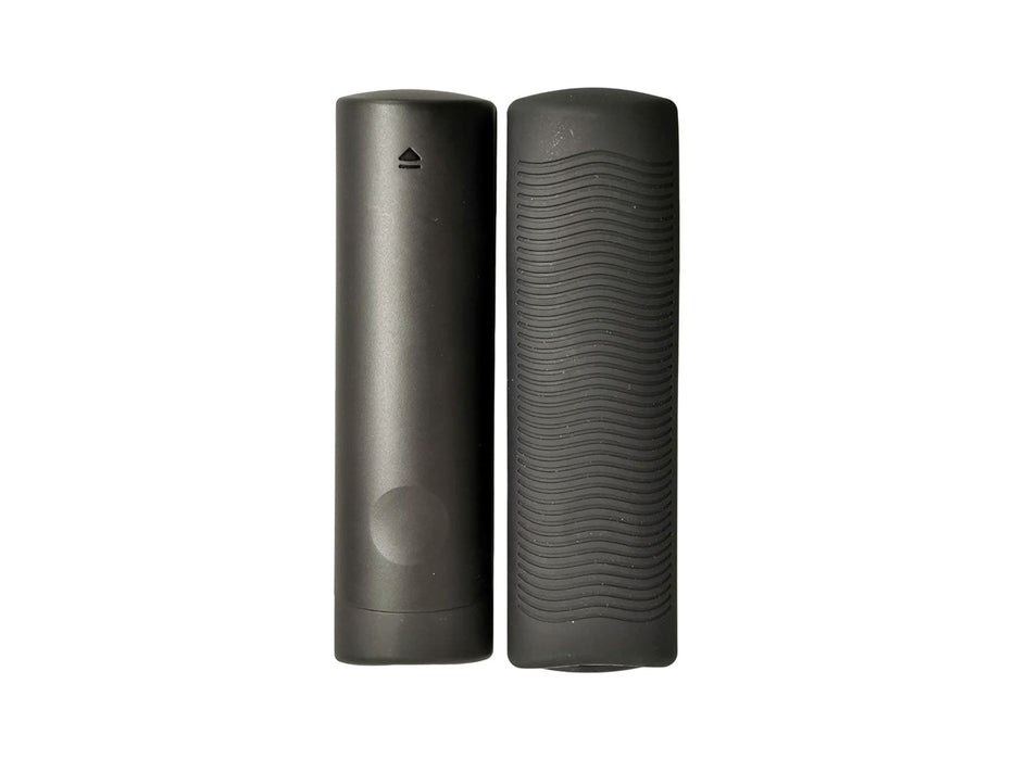 Back view of the Alexa Voice Remote Control Cover (2nd Generation) and Remote control compatible with the cover