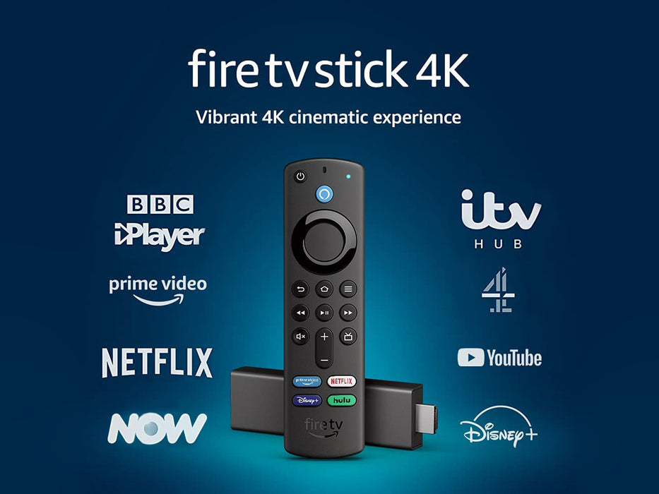 [Colour] Amazon Fire TV Stick 4K Ultra HD With Alexa Voice Remote 3rd Gen | 2021 Model by Amazon Sold by TekEir