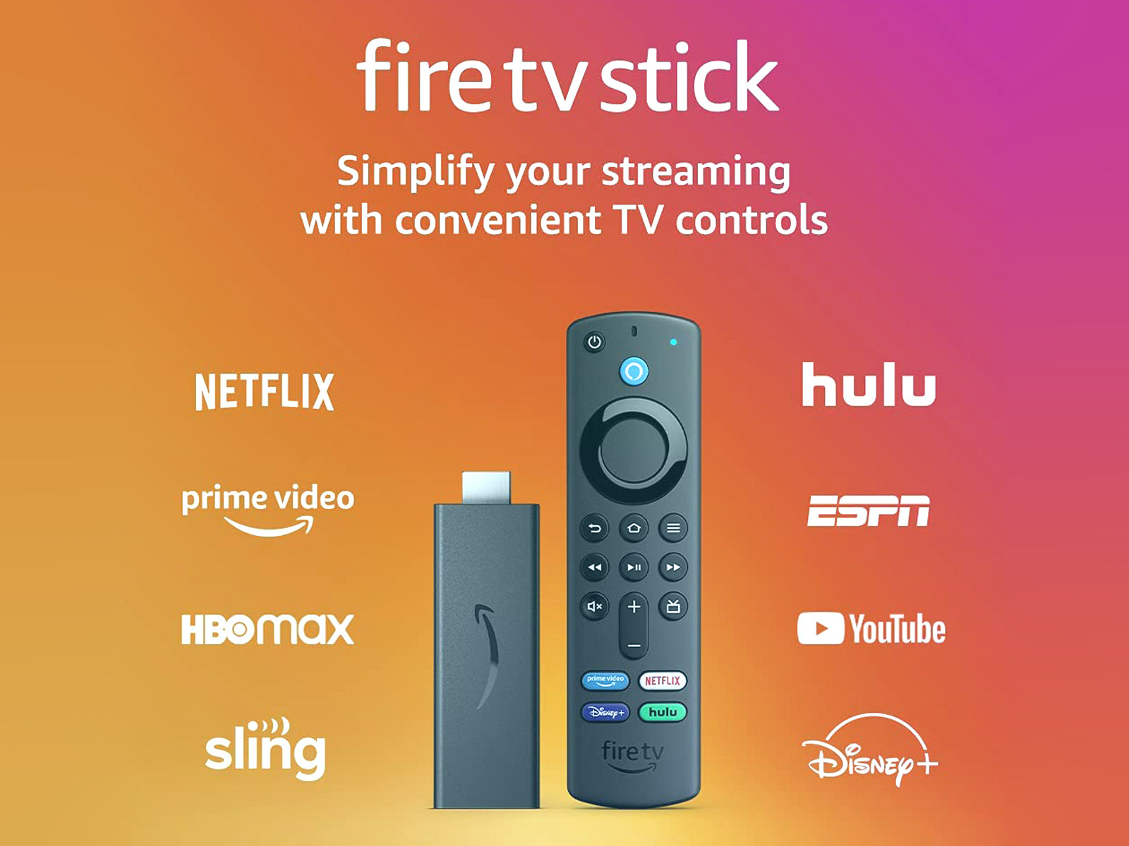 Amazon Fire TV Stick HD 2020 Streaming Services