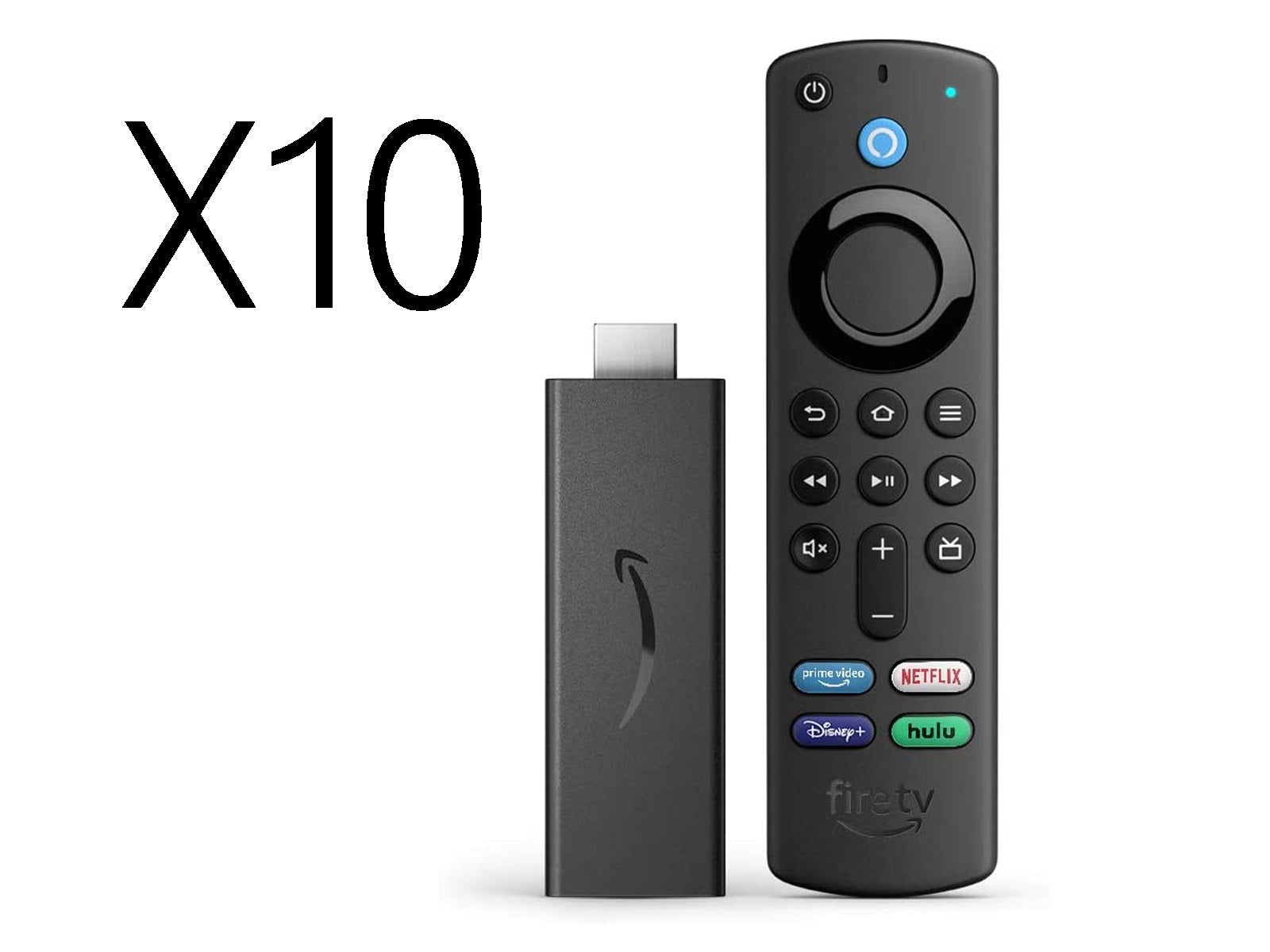 Amazon HD Fire-TV Stick (3rd Gen) with Alexa Voice Remote AmazonImage shows the Amazon Fire TV Stick HD 2020 Pack of 10